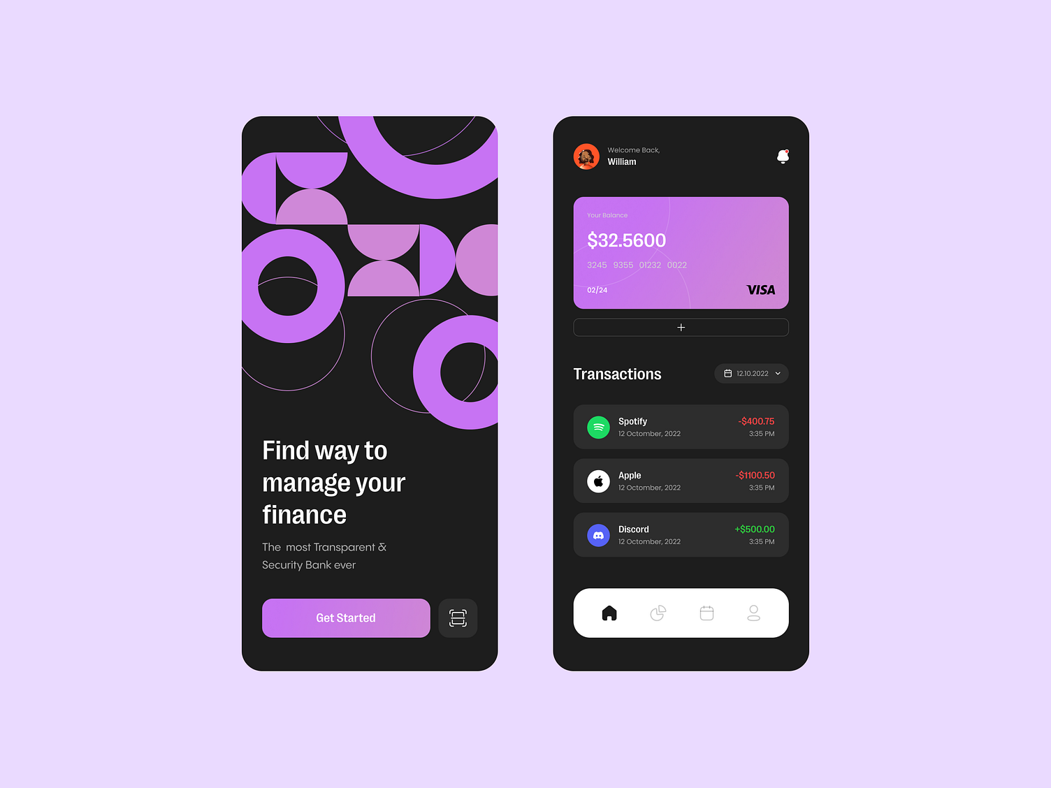 Mobile Bank App by Giorgi Chikhladze on Dribbble