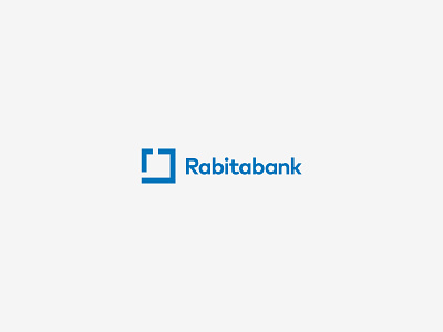 Rabitabank Logo 2020 bank brand branding concept design logo minimalism portfolio typography