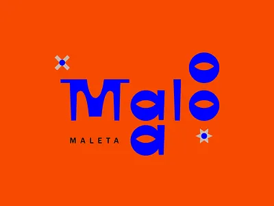 Malo color ilustration letter lettering logodesign logotype malo type type art typedesign