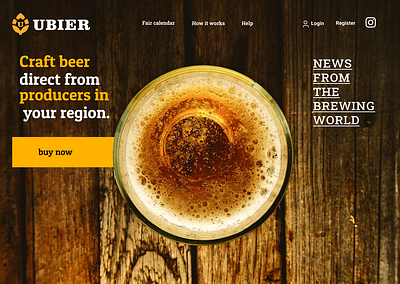 Ubier_ Craft Beer branding design icon logo ui ux