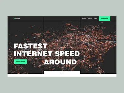 Internet Provider Website Design broworks studio design graphic design interaction design interface internet provider landing page network website networking ui ux web web design website website design