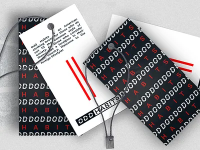 Odd Habits / Brand and Visual Identity brand clothing clothing brand design fashion graphicdesign logo logotype store visual identity