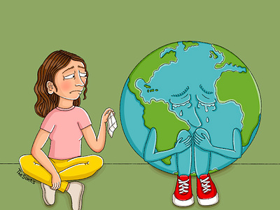 Sorry Earth abortion climate change earth illustration sad sorry war world