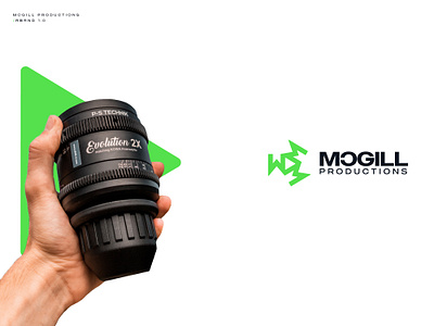 McGill brand identity branding camera green logo designer logo icon mark mascot emblem logo icon symbol m letter new york play production ukraine