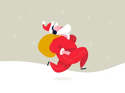 Santa runner adobe illustrator character christmas christmas card illustration illustrator merry christmas merry xmas navidad noel papa noel run runner runners santa santa claus vector xmas