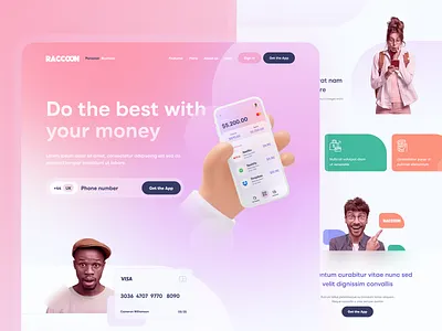 Raccoon design redesign ui