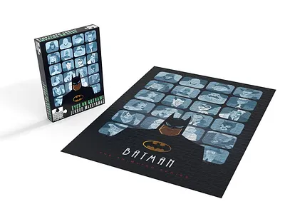 Batman The Animated Series Puzzle adobe illustrator character design illustration jerrod maruyama vector