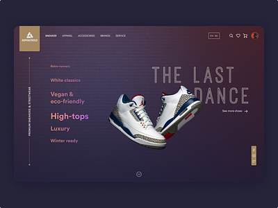 Asphaltgold shop figma first design first post first shot firstshot photoshop practice shoes ui ux web