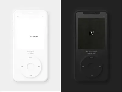 Neumorphism - Music Player iPod Design album album cover app design appdesign design figma graphic design ipod music music app musicplayer ui uidesign uiux user interface ux uxdesign