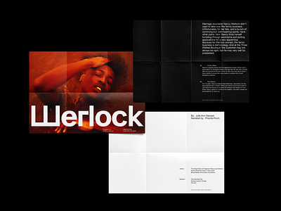 Werlock clean design grid layout minimal typography whitespace