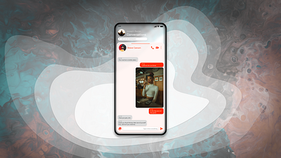 direct_message_still_two app design iphone message minimal ui ux