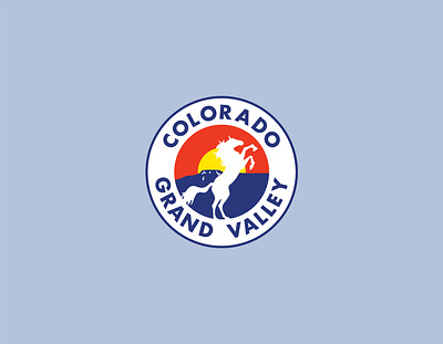 Grand Valley Colorado clean colorado colorado flag grand mesa grand valley hourse illustration stallon sticker