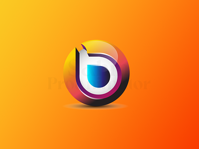 3D B letter logo design template 3d logo animation b letter logo branding colorful logo design graphic design illustration logo logo design motion graphics vector