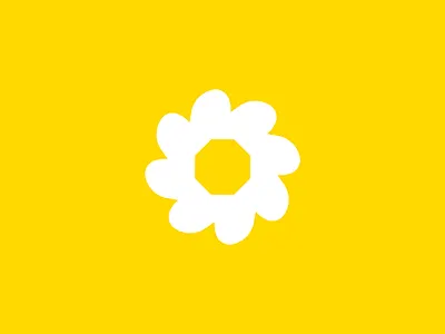 Abstract Logo brand identity design flower golden ratio illustrator logo logo design logo designer minimal sign simple yellow