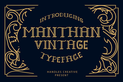 MANTHAN DISPLAY FONT decorative font display font display typeface display typography font fonts freefont lettering logo retro font typography vintage design vintage font vintage logo