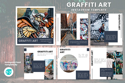 Instagram Feed Template - Gravity branding design fashion fashion brand graphicdesign instagram instagram post instagram story instagram template presentation