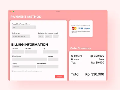 #DailyUI 002 - credit card checkout form dailyui dailyuichallenge design figma figmadesign ui