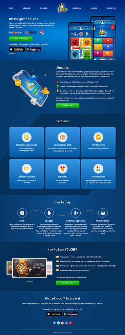 Ludo 1 design game website
