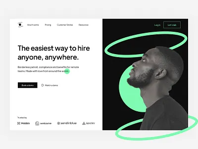 🖥 Interlay - Landing Page clean e commerce ecommerce hiring job job search landing landingpage