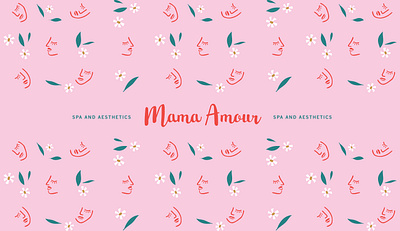 Mama Amour Branding brand designer brand identity brand identity design brand identity designer branding branding design graphic design icon illustration logo design pattern design stationery design