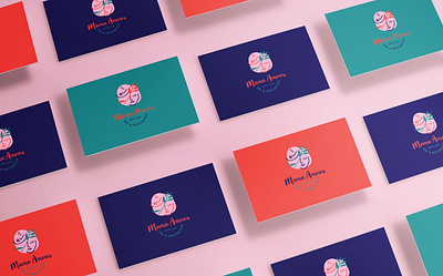 Mama Amour Branding brand identity brand identity design brand identity designer branding branding design business card design colour palette graphic design logo design stationery design