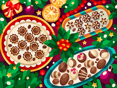 Chocolate sweets art artist artwork candy candy bar cartoon cartoon illustration christmas coloringbook design digital digital art digital illustration digital painting drawing flat holliday illustration new year sweets