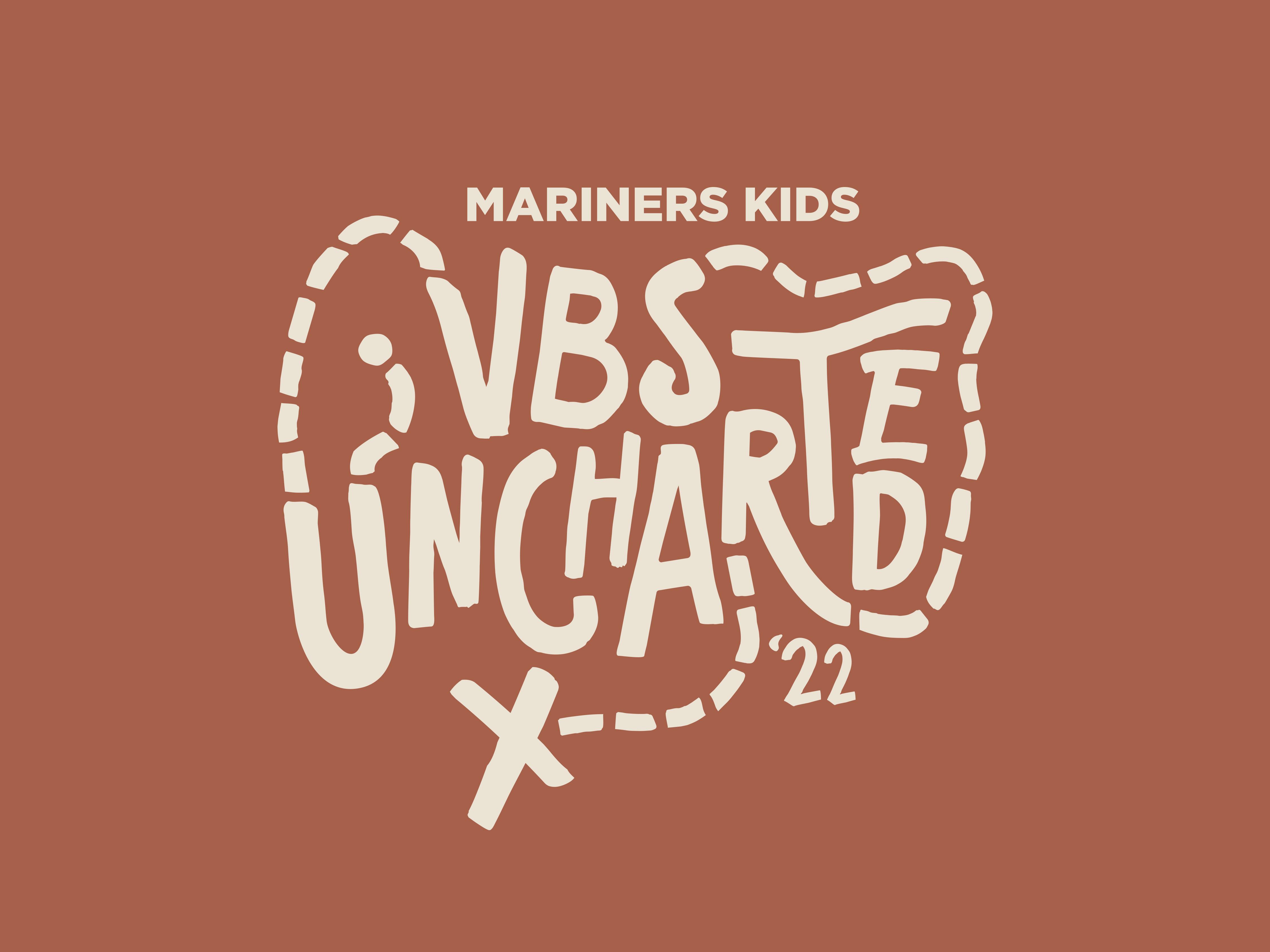 VBS Uncharted brand identity design for Mariners Church by Josh