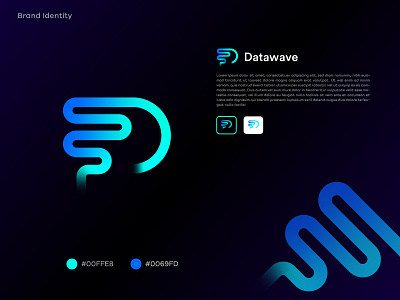 letter d data wave logo design - branding app icon brand identity brand logo branding branding design creative logo d logo data logo design letter d data wave logo letter d logo logo logo design logo mark logodesign minimal logo minimalist logo design modern logo wave logo