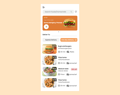 Food delivery app android app design android app development android design app design application designer figma figmadesign food food app food delivery app freelance designer freelancer ui ui design uidesign