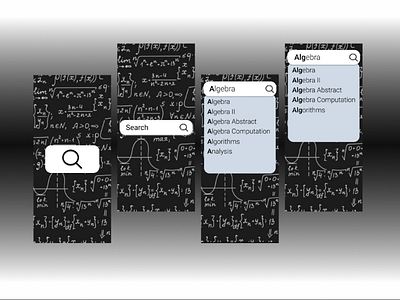 Search 100dayschallenge daily ui 022 dailyui dailyui 022 design maths search ui