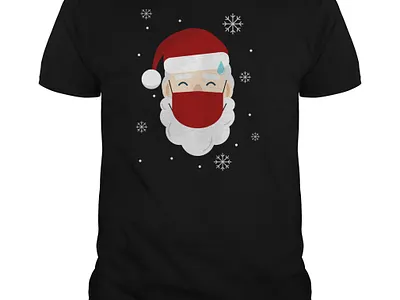 Covid Santa Christmas T-shirt christmas sweater cloothing design design maker harris shirt holiday merry chrismas merry chrismas tree santaclaus shirt designs