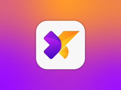 Abstract App Icon Design - X Letter 2d 3d abstract logo brand identity branding agency branding and identity branding design colorful logo gradient logo illustrator logo and branding logo design logo designer logo folio logo trends 2021 modern logo monogram logo symbol symbol icon x logo