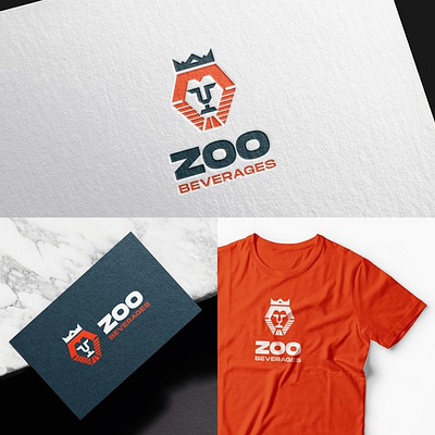 Zoo Beverages brand branding creative design ecommerce fiverr fiverr.com fiverrgigs flat graphic design logo logo designer minimal minimalist modern