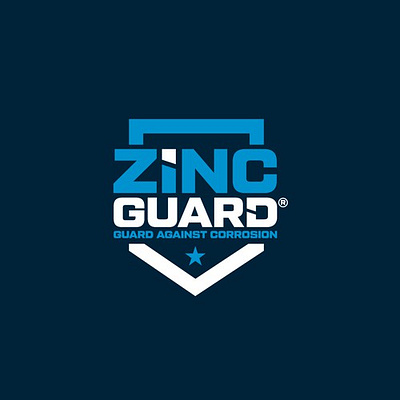 Zinc Guard brand branding creative ecommerce fiverr fiverr.com fiverrgigs flat graphic design illustrator logo logo designer minimal minimalist modern