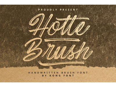 Hotte Brush Font branding brush calligraphy handwritten hotte brush italic logotype script swash typeface