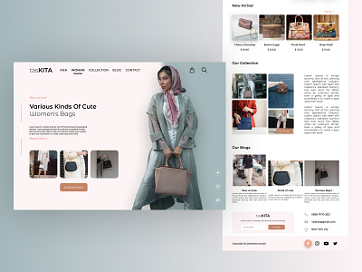 Bag store - Landing page bag design bags california chicago homepage homepage design homepagedesign landing design landing page design landingpage london new york web web design webdesign website website design