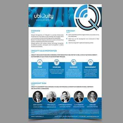 Exclusive sample of professional fact sheet design graphic design service professional services
