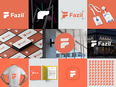 Fazil logo Branding branding custom logo design graphic design icon identity illustration logo logo mark logodesign logos mark minimal symbol