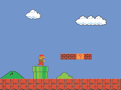 Game Design design gamedesign graphicdesign illustration mariobros vector