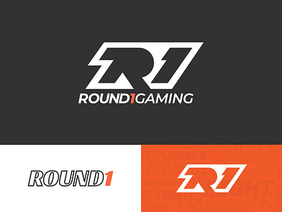 Round 1 Gaming branding design esports logo vector