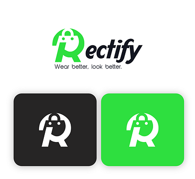 Rectify illustration logo