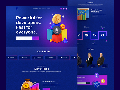 Crypto marketplace landing page. clean crypto crypto landing page crypto marketplace crypto website cryptocureency design home page landing marketplace product page ui ux web website
