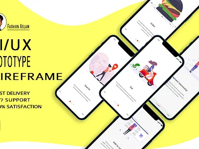 UI UX Design Mockup app art branding design icon illustration minimal typography ui ux vector