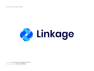 Linkage - Blockchain Logo | Unused a b c d e f g h i j k l blockchain brand mark branding crypto design digital currency ecommerce grow link linkage blockchain logo logo logo design logo designer logo icon logo mark m n o p q r s t u v w x y z metaverse nft vector