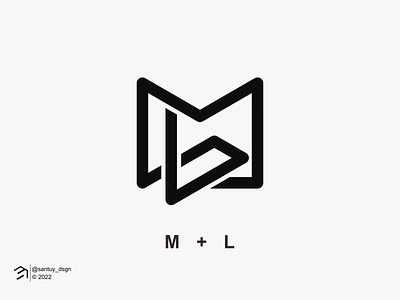 ML Monogram logo Concept! brand branding design icon illustration l letter lettering logo logo ideas logo inspirations m monogram symbol vector