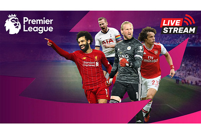 Football poster, banner England premier league 2020 banner banner ad character design england premier league 2020 football football club illustration logo tournament vector