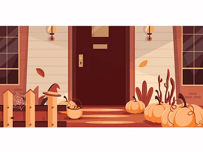 Halloween adobe illustrator design halloween illustration illustrator landscape vector