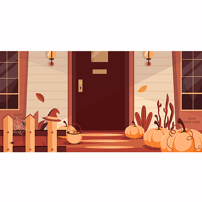 Halloween adobe illustrator design halloween illustration illustrator landscape vector