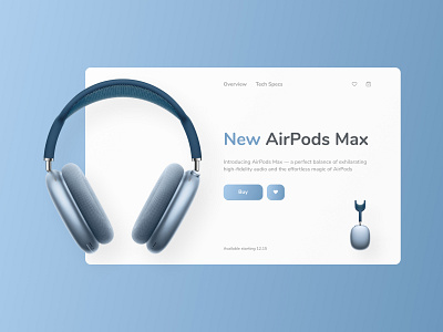 Apple AirPods Max airpods apple design ecommerce interface landingpage ui ux web