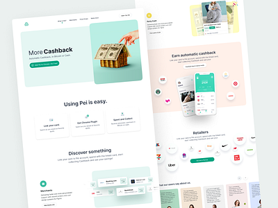 Getpei.com About page bank bank app bitcoin bitcoin wallet branding cashback design finance freelance minimal pei style ui ux web website